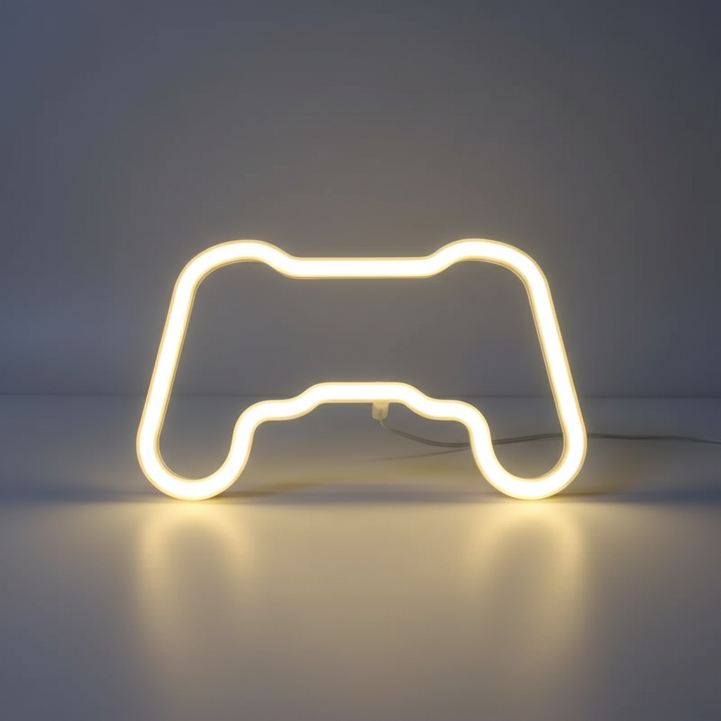 Neón de decoración mando